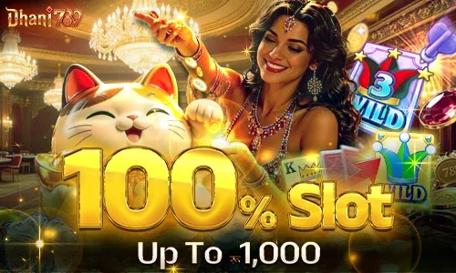 100% slot bonus up to 1,000